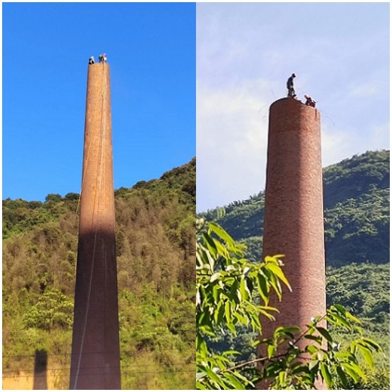 煙囪拆除最常見的施工方法