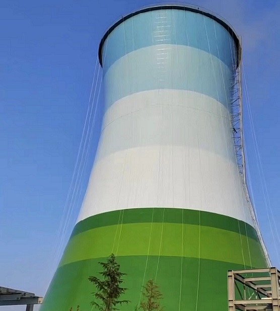 包頭冷卻塔美化工程:提升城市形象的綠色創新
