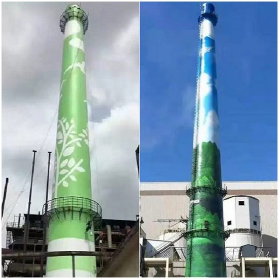 煙囪美化施工應注意的地方