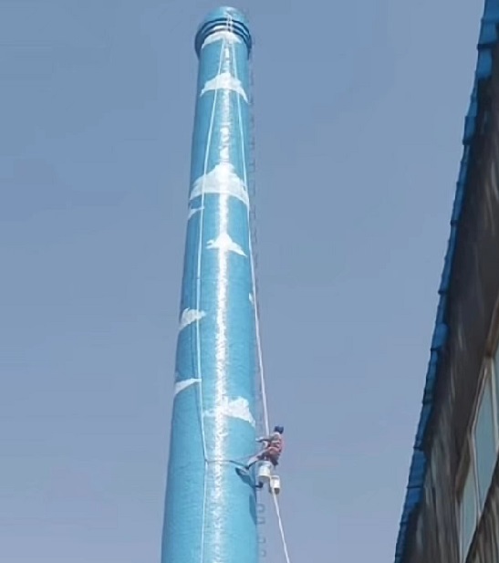 煙囪美化涂刷色環質量控制措施