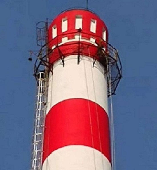 煙囪刷航標(biāo)施工技術(shù)要求及安全措施
