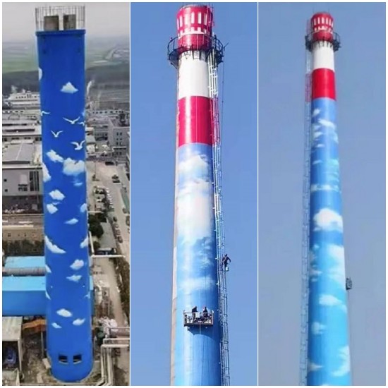 煙囪刷色環施工方案及注意事項