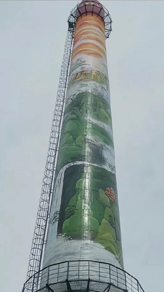 煙囪美化工程是如何操作的？專業高空美化